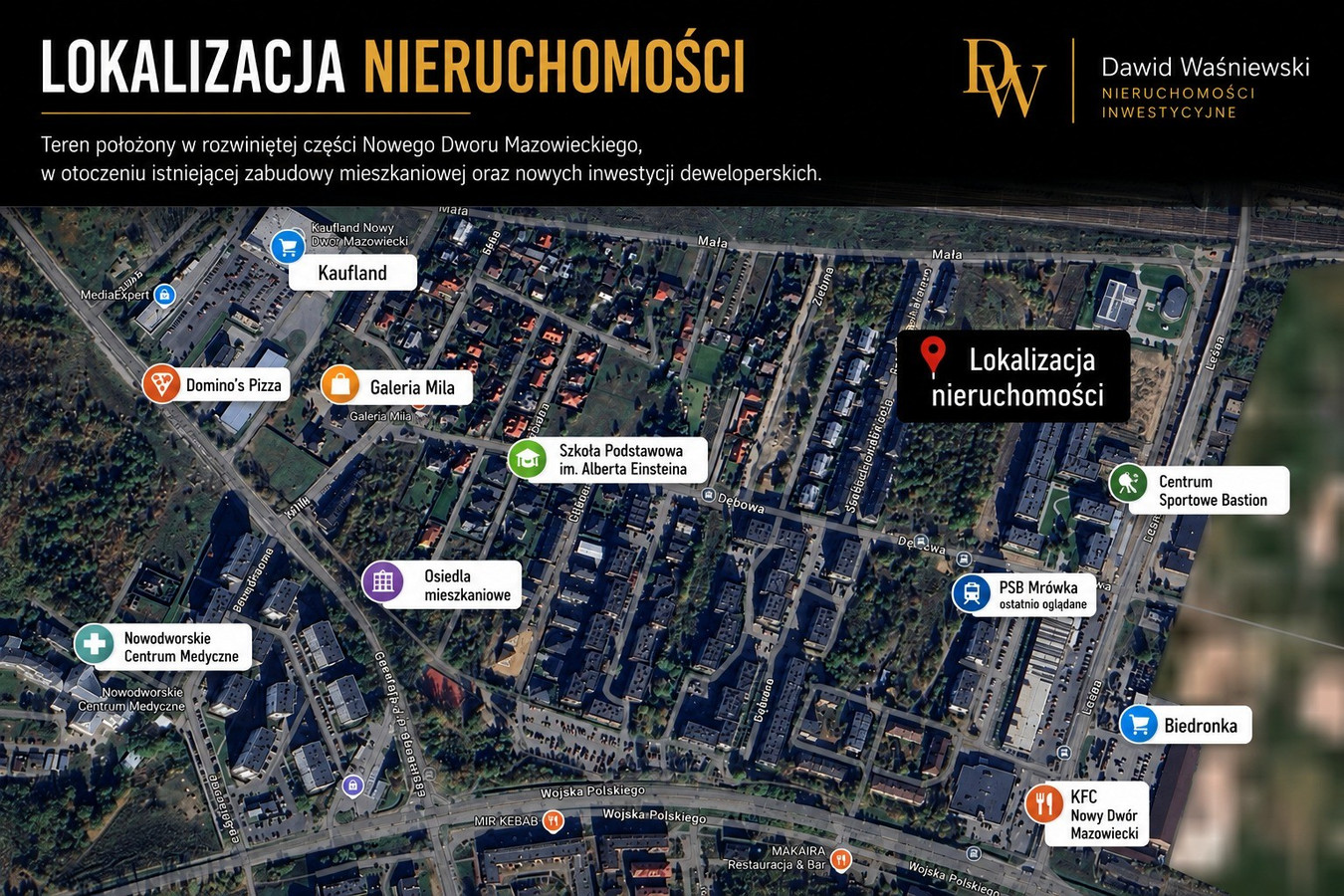 Teren inwestycyjny 5059 m² | MPZP | zabudowa szeregowa - Więcej