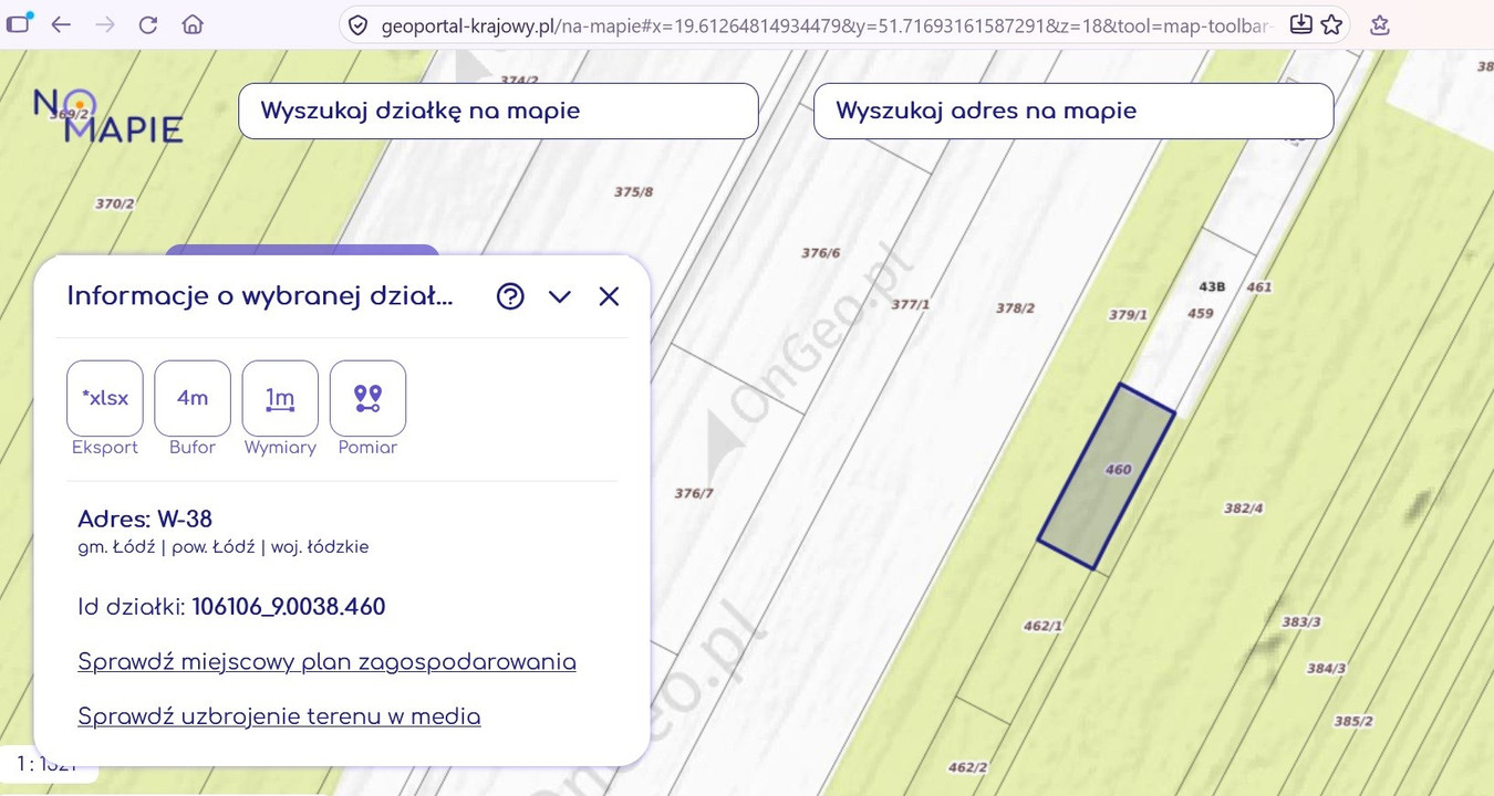 Działka 800 m2 pod mały dom, bez pośredników