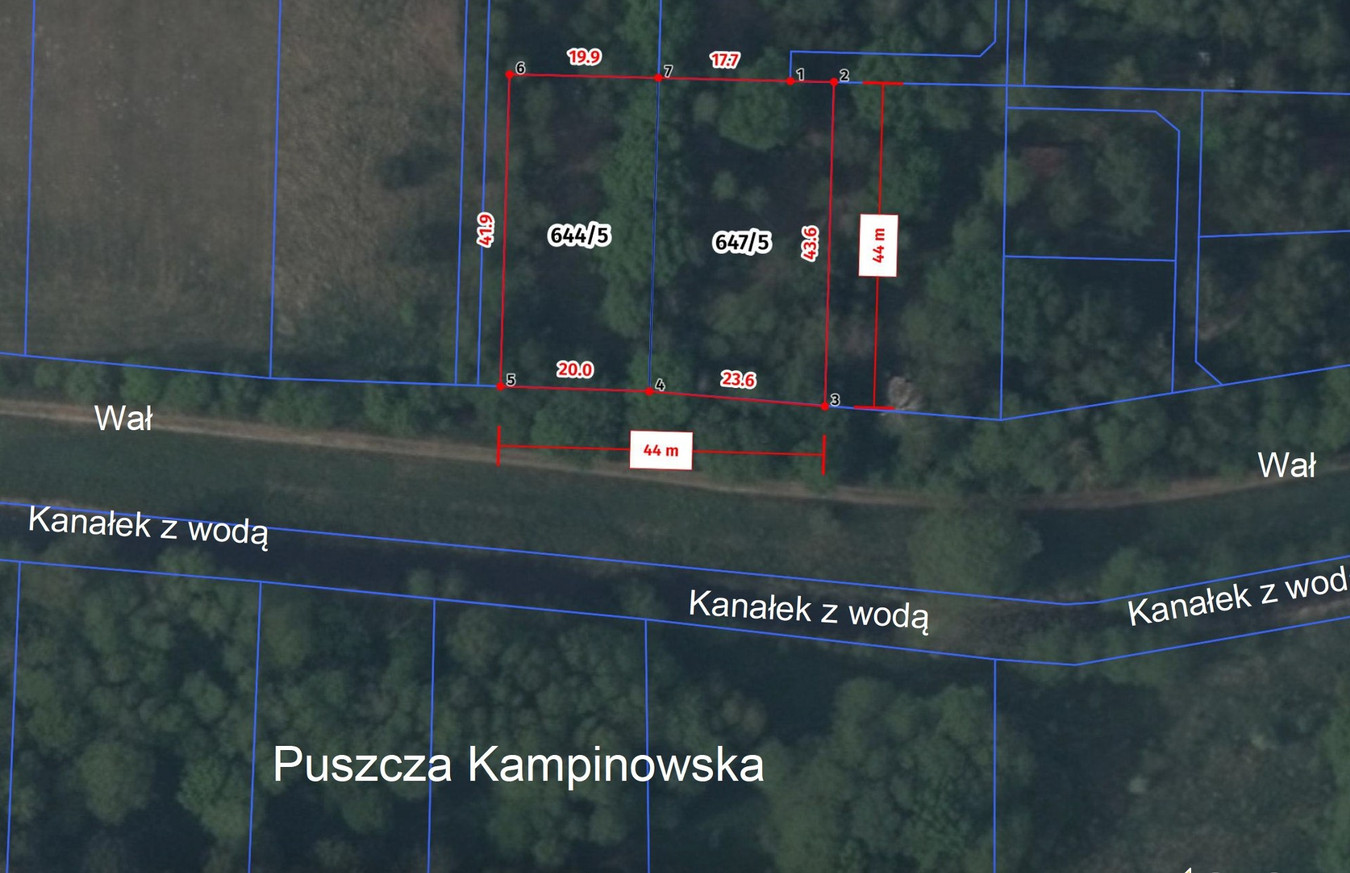 Działka budowlana z infrastrukturą przy Puszczy Kampinoskiej - Widok 3