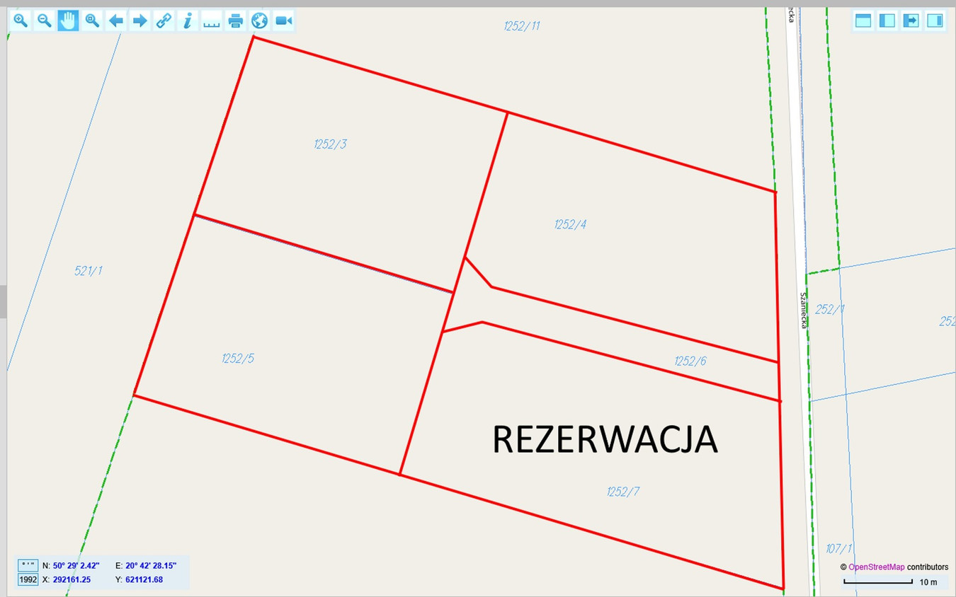 Działki 1100 m² budowlane, Busko-Zdrój ul. Szaniecka, Mikułowice - Widok 2