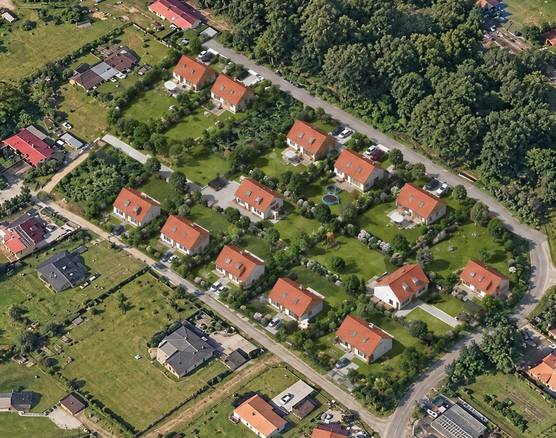 Działka budowlana 1034 m² pod lasem, MPZP – Ozorowice - Widok 2