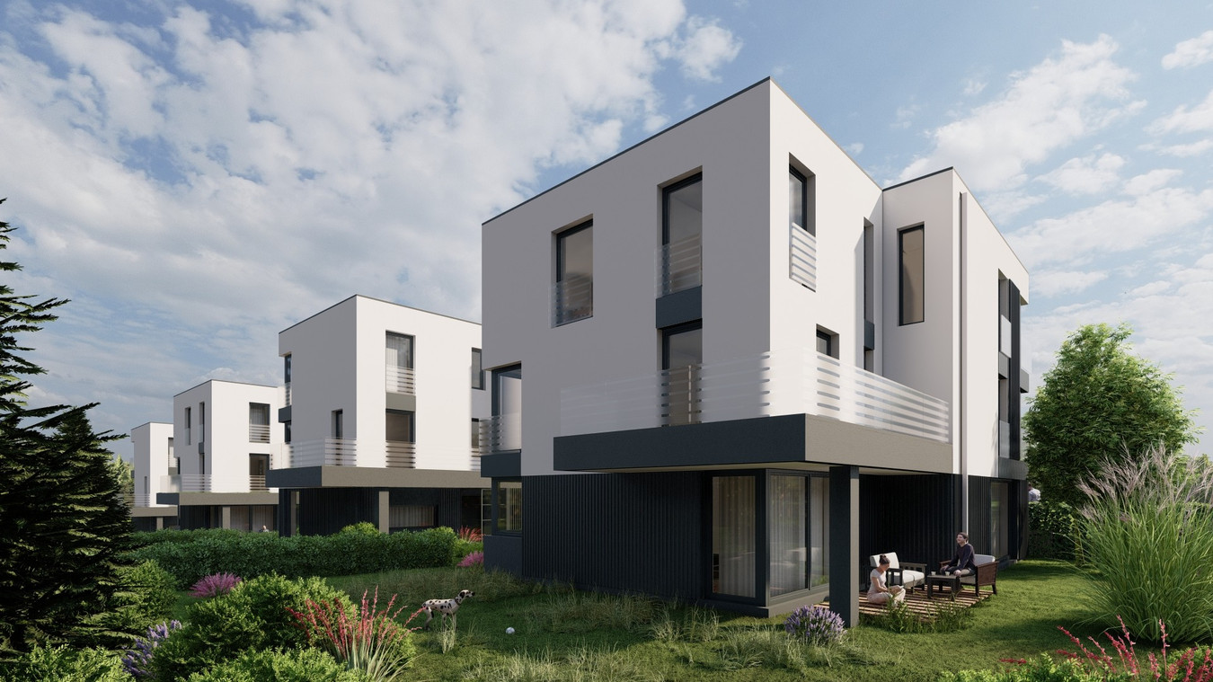 Trzypoziomowy bliźniak 133,80m2 Górka Narodowa