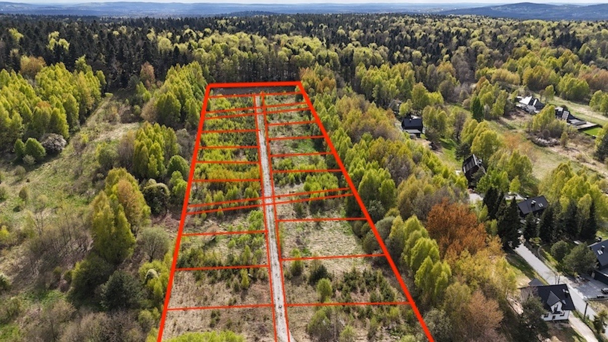 Działka budowlana w otoczeniu natury w Siodłach koło Zagnańska - Widok 3