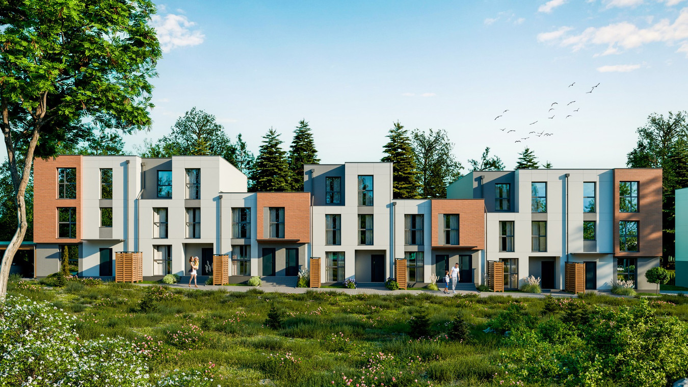 Mieszkania w zabudowie szeregowej Twoje Pietrasze Jaroszówka Pużaka 54 m2 Azbud+