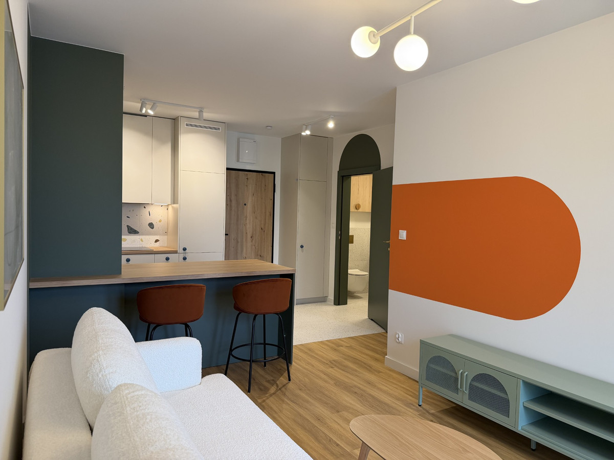 Projekt Decoroom, umeblowane, balkon na południe – Corso Kasprzaka