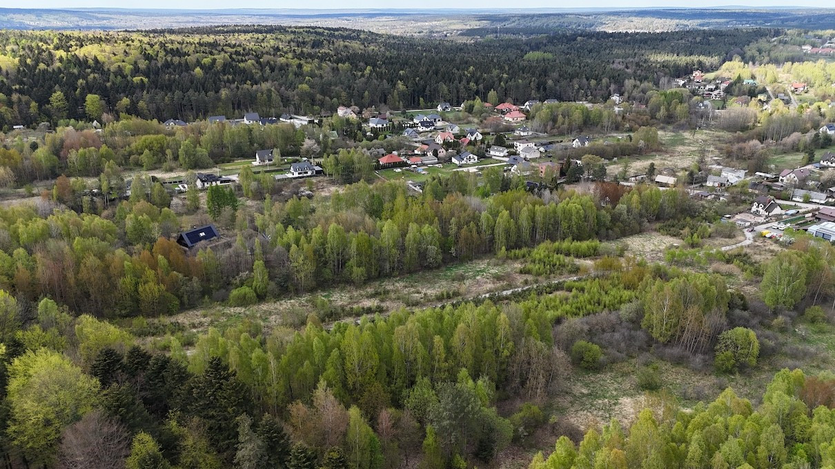 Działka budowlana w otoczeniu natury w Siodłach koło Zagnańska - Widok 4