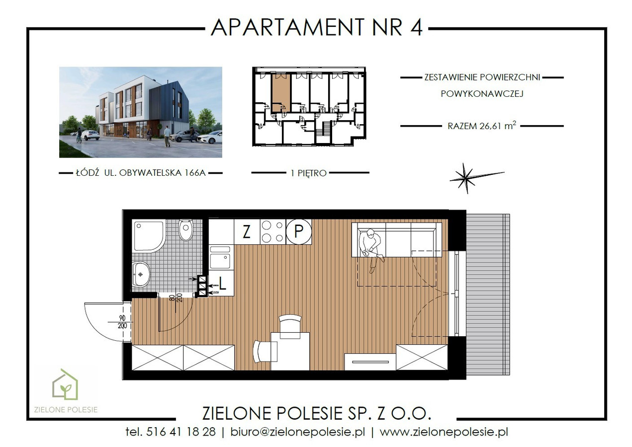 Mieszkanie – Łódź, Lublinek-Pienista, Polesie - Widok 3