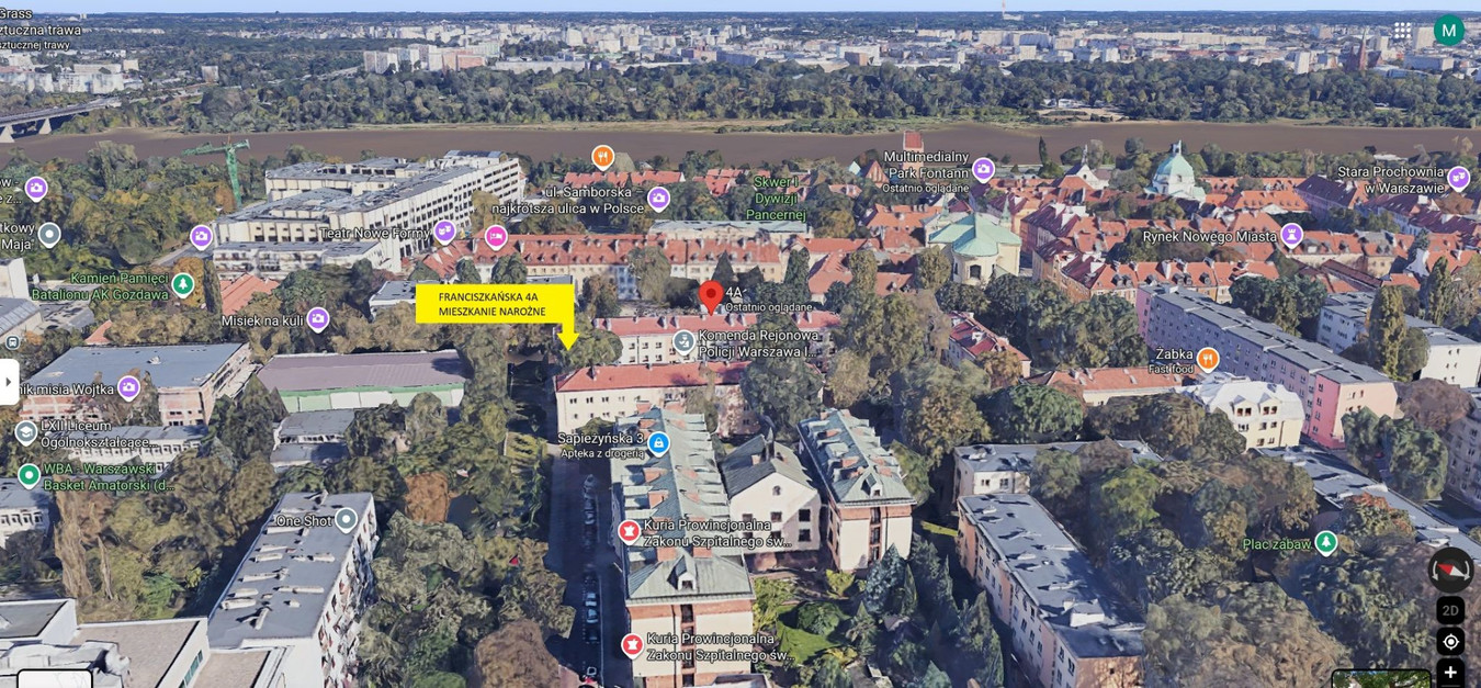 Mieszkanie – Warszawa, Śródmieście - Widok 3